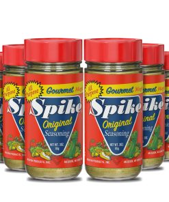 Spike Original All-Purpose Seasoning Salt – 6-Pack (3 oz Each) | MSG-Free, Gluten-Free Herb, Spice & Veggie Blend | All-Natural Seasoning for Cooking, Marinades, Soups & Salads